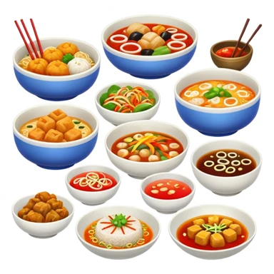 Asian food sticker