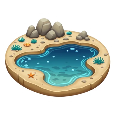 Tide pool sticker