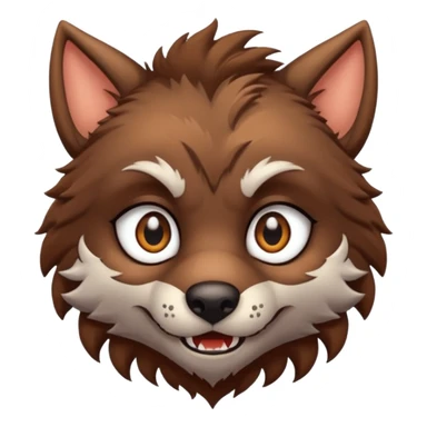 Cute werewolf ￼ sticker