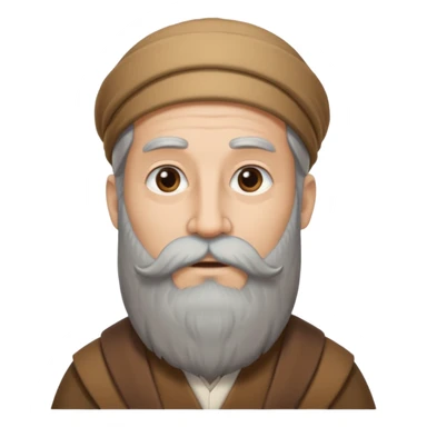 Wise man B&W sticker