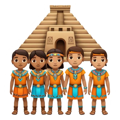 aztec school sticker