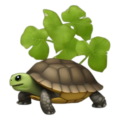 Castor sur tortue sticker
