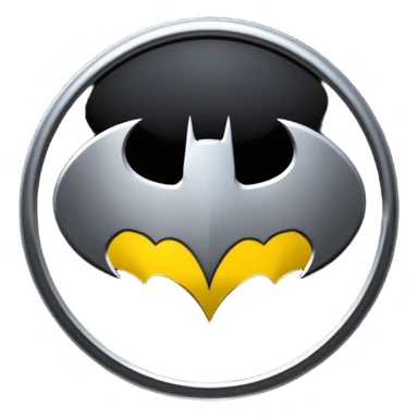 batman logo sticker