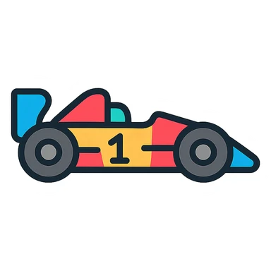 racing car sticker