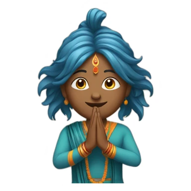 Indian saying namaste sticker
