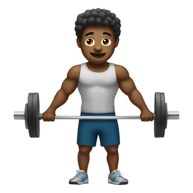 shizzy lifting weights sticker