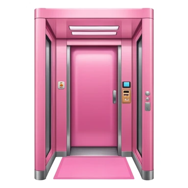 cute pink simple elevato ,make it obvious that it’s an elevator  sticker