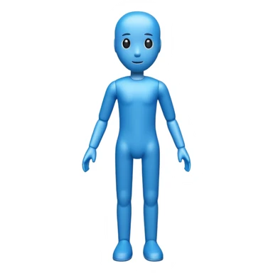 blue test dummy sticker