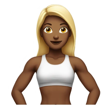 fitness body woman sticker