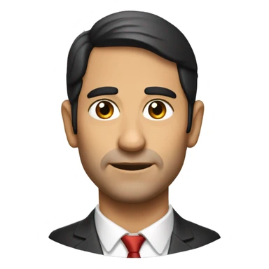 Una señor rubio sin cejas sticker