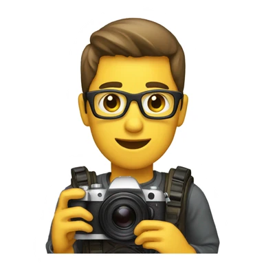 Photographer with an iphone sticker