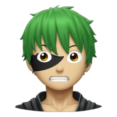 Luffy vs zoro sticker