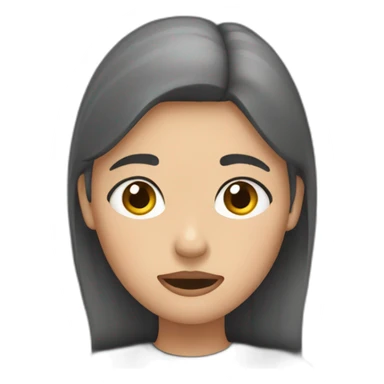 Fille qui pleure sticker