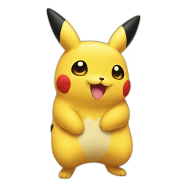 Pickachu bisou sticker