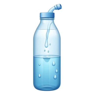 Botella de agua sticker