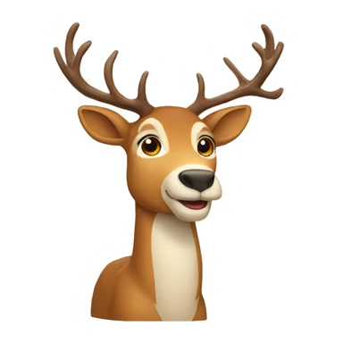 Cerf qui applaudit sticker