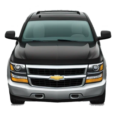 Black chevy tahoe sticker