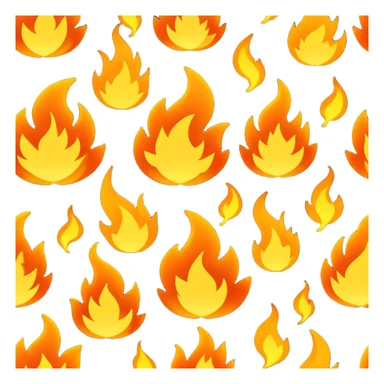 Schreiben mit feuer sticker
