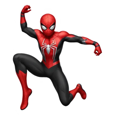 homen aranha de viuva negra sticker
