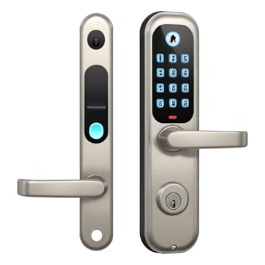 Electronic Door Lock System with card insert sticker
