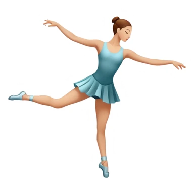 Icon for Contemporary Dance: dynamic dance poses, athletic footwear and fluid movement lines, with a minimalist dance floor and creative lighting. The icon should convey energy, expression and the versatility of contemporary dance. Transparent background. sticker