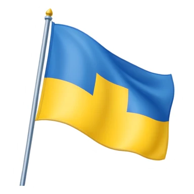 Uma bandeira de país tipo da Ucrânia mais em vez da cor azul vc coloca a cor preta onde fica o azul  preto sticker