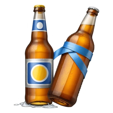 Beer and tape sticker