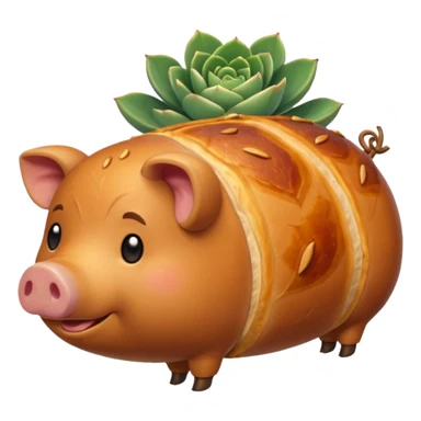 a roasted joint of pork emoji sticker
