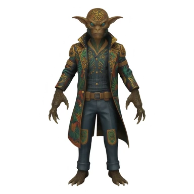  exotic tropical ornate Asian painted cyber-Sleuth-Loyd-Garmaddon-Litten-Linoone-Noibat-Fakémon-Pokémon-Vernid-creature sticker