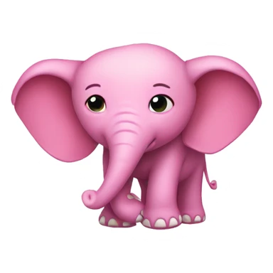 rare end of pink elephant sticker