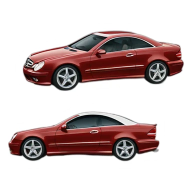 Mercedes clk  sticker