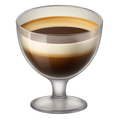 raf coffee in a glass cup sticker