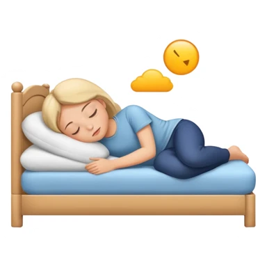 Taking a nap sticker