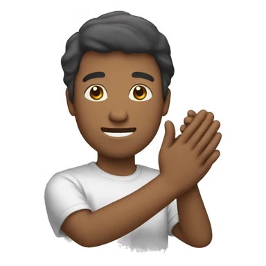 Personas estrechando sus manos sticker