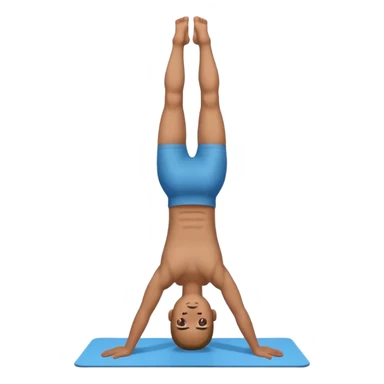 Headstand sticker