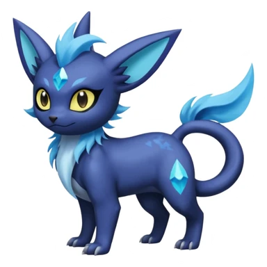 Luxray-Absol-Noibat-Vaporeon-Dewott-fusion sticker