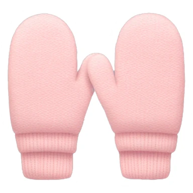 Light pink mittens sticker
