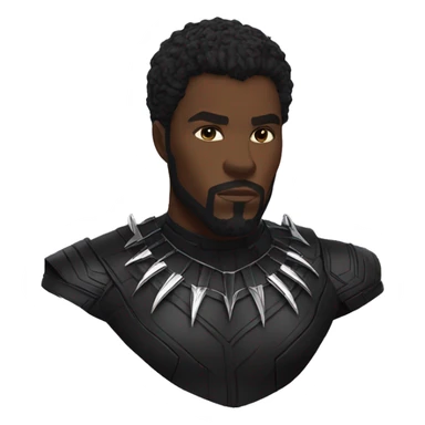 Black panther marvel wakanda forever text emoji  sticker