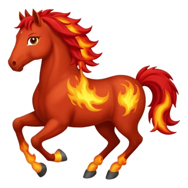 fire horse sticker