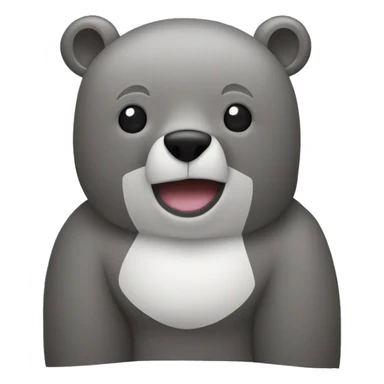 A bear with a stock terminal behind it sticker