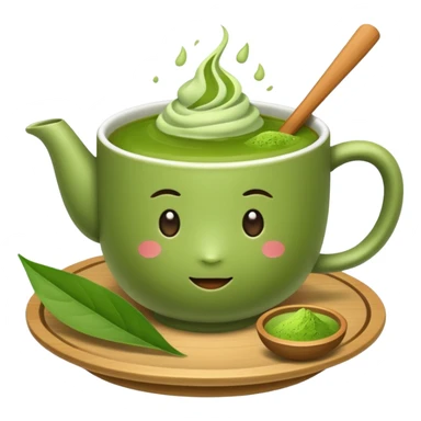 matcha tea sticker