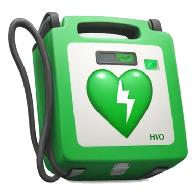 defibrillator sticker