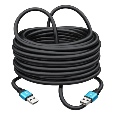 Tangled Cables sticker