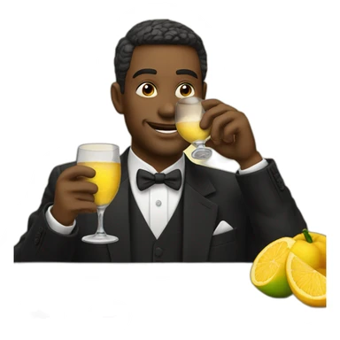 rich man drinkin sticker