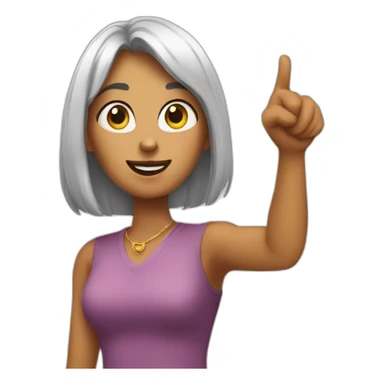 Woman Pointing at Cat Meme sticker