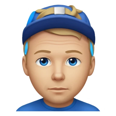 Donnie Wahlberg with dark blonde hair sticker