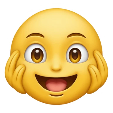 Lazy eye emoji with open mouth sticker