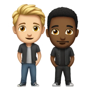 Corey and Chris together sticker