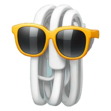Clippy with sunglasses sticker