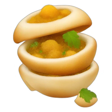 pani puri indian dish sticker
